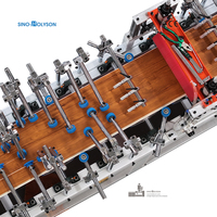 Machine de laminage de panneaux et de films Sino-holyson pour panneaux rainurés en PVC WPC, 37 kW, vitesse de laminage de 19 po/min, automatique