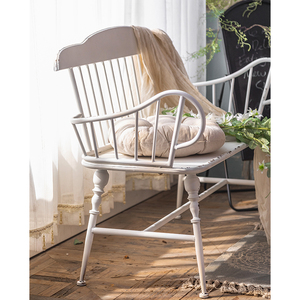 Nueva Silla de Metal de Estilo Escandinavo de Alta Calidad con Acabado Desgastado, Banco para Exteriores a Precio de Mayoreo de un Fabricante Chino - Product Image 2