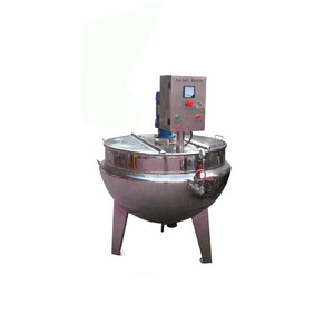Marmite mélangeuse chauffée à la vapeur en acier inoxydable avec agitateur <span class=keywords><strong>et</strong></span> panneau de commande pour l'industrie alimentaire <span class=keywords><strong>et</strong></span> chimique - Product Image 1