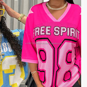 Camiseta Deportiva Vintage Personalizada con Logotipo, Unisex, Juvenil, Cuello Redondo, Manga Corta, Estilo Patchwork, Secado Rápido y Transpirable - Product Image 2