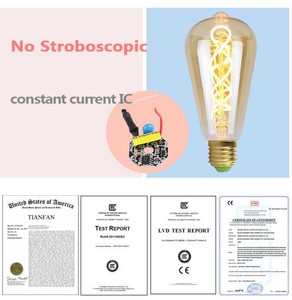 T28x185 E14 E27 Calidad <span class=keywords><strong>Led</strong></span> Garantía Vidrio blanco frío Iluminación profesional Bombilla flotante para lámpara de luces de jardín - Product Image 3