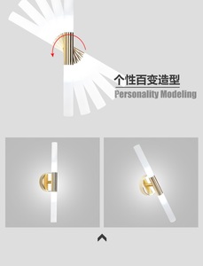 Applique murale moderne à LED <span class=keywords><strong>pour</strong></span> <span class=keywords><strong>miroir</strong></span>, Angle d'éclairage réglable, nouveau design, luminaire décoratif d'intérieur, idéal <span class=keywords><strong>pour</strong></span> la <span class=keywords><strong>salle</strong></span> <span class=keywords><strong>de</strong></span> <span class=keywords><strong>bain</strong></span>, 1 unité - Product Image 6