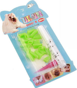 2025 novo colorido colorido pet fornecimentos borracha gato prego garra patas tampas pet cão prego tampas - Product Image 5