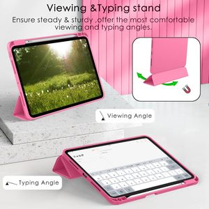 เคสกันกระแทกแบบพับได้บางเฉียบ ผลิตจากวัสดุ TPU นิ่ม สำหรับ iPad Pro 11 นิ้ว รุ่น <span class=keywords><strong>M5</strong></span> M4 ปี 2026 2025 อุปกรณ์เสริมแท็บเล็ตจากซัพพลายเออร์ - Product Image 3