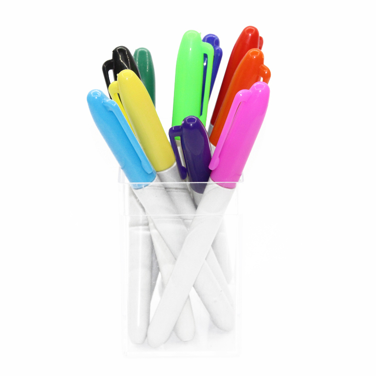 Multi Colors Fine Tip Permanent Waterproof Marker Indelible Ink Marker Pen