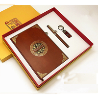 2023 Office Popular <strong>Items</strong> Wooden Set <strong>Top</strong> <strong>Selling</strong> <strong>Items</strong> Corporate Gift Set Luxury Promotional Notebook Pen Key Chain Set Gift