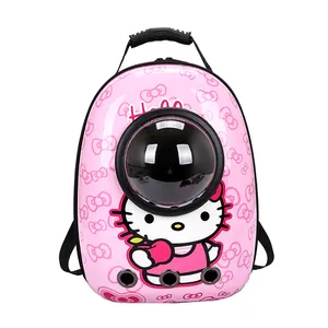 2023 Atacado Personalizado Adorável Alta Qualidade Pet Mochila Popular Para Senhoras Conveniente Pet Carrier Cat Caminhadas Mochila