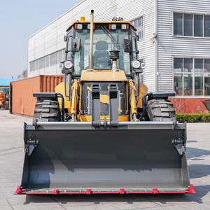 Kostenloser Versand Rad 4WD Bagger lader CE EPA Euro 5 Baumaschinen Diesel Mini Bagger lader - Product Image 6