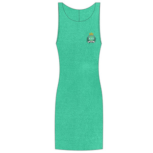 Jupe tricotée en laine 100% col rond <span class=keywords><strong>de</strong></span> couleur unie en gros avec jarretelle en <span class=keywords><strong>dessous</strong></span> <span class=keywords><strong>de</strong></span> la <span class=keywords><strong>robe</strong></span> sans manches Sexy Slim Fit - Product Image 3