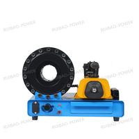 Machine à sertir les flexibles hydrauliques manuelle portable RUIBAO avec moteur et pompe, haute productivité, sertisseuse de 1,2 pouce