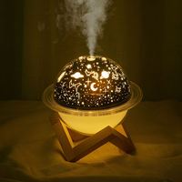 Kanlong USB personnalisé intérieur humidificateur intelligent projection lune lampe de table intelligente lune