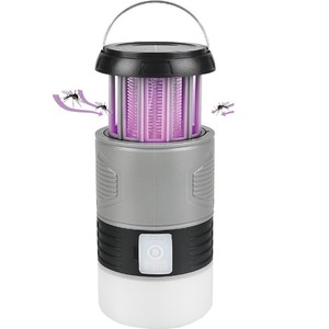 Lámpara Antimosquitos Solar con Linterna, Luz Portátil para Acampar al Aire Libre - Product Image 1