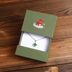 Nuevo Set de Cajas de Papel para Joyería Navideñas de Fuchen, Caja con Cajones para Collares, Anillos, Colgantes, Bolsa de Regalo - Product Image 6