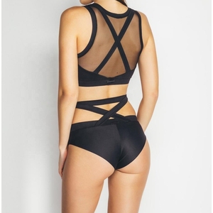 Prezzo di fabbrica all'ingrosso OEM da donna con spalline da donna Set Sexy sport reggiseno maglia <span class=keywords><strong>Pole</strong></span> Dance <span class=keywords><strong>abbigliamento</strong></span> - Product Image 3