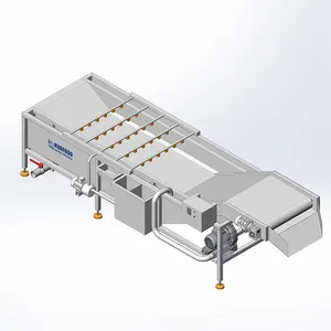 2023 Tốt Nhất Bán Tự Động Công Nghiệp Mới Bong Bóng Xoáy Thương Mại Rau Máy Giặt Trái Cây Rau Máy Giặt Với Ozone