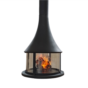 Poêle à bois à combustible solide suspendu cheminée suspendue bio éthanol poêle intérieur chauffage domestique - Product Image 1