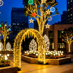Outdoor LED Christmas Archway <b>Light</b> Supplier China Commercial Festival Lighting Solution Manufacturer OEM - Product Image 1
