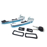 Pièces de carrosserie automobile, ensemble complet de poignées de porte avec clés 191837205A 191837206A 191839205 191839206 pour VW Golf GTI Scirocco Caddy
