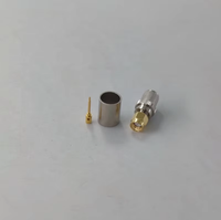 Conector Coaxial RF SMA Macho de Crimpado para Cable RG213