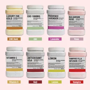 Private Label Beauty Salon Whitening Jellymasks Fine & Moist Hydro Facial Mask Powder Perfect Skin Anti-Aging Jelly Mask