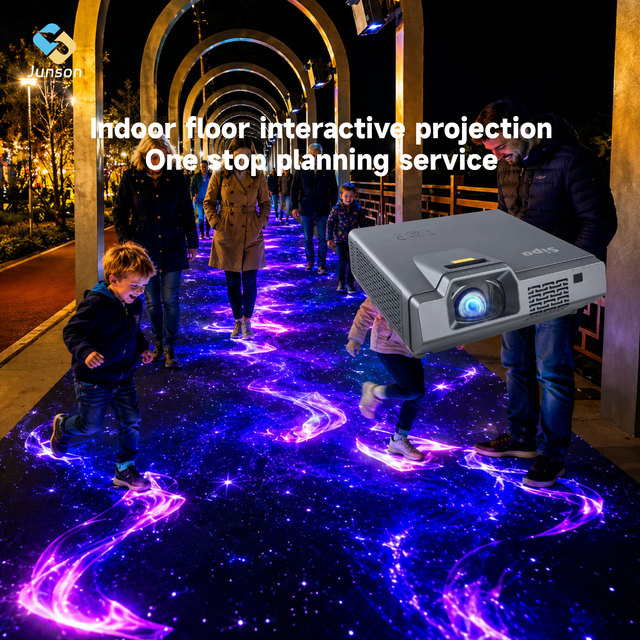 Outdoor 4K Interactive Projector 3D Mapping Holographic Interactive Floor Projection Equipment for Amusement