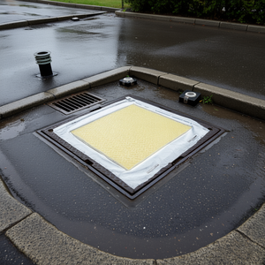 Couvercle de manhole de protection en polyuréthane Ttake 120x120 cm pour la protection des canalisations - Product Image 2
