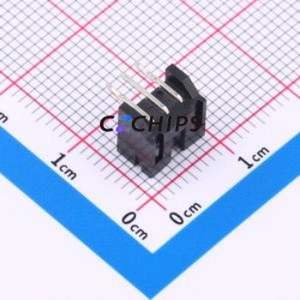 HC-PH-3AWD-B-K-10 Wire-to-Board Pin Header Bent Lead Through Hole,P=2mm Connector 1x3P 2mm Right Angle Insert PH - Product Image 2