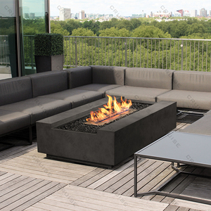 Hành trình hiện đại miễn phí đứng ngoài trời bảng lửa trại biệt thự sân vườn hình chữ nhật hố lửa Ethanol lò sưởi rượu firepit - Product Image 1