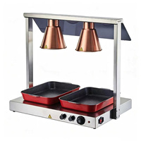 Lampe chauffante pour buffet, comptoir chauffant commercial, lampe de grillade, station de maintien au chaud pour traiteur, lampe chauffante pour aliments