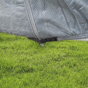 Couverture de voiture en tissu Non tissé imperméable Portable pour <span class=keywords><strong>camping</strong></span>-<span class=keywords><strong>car</strong></span> et caravane <span class=keywords><strong>pare</strong></span>-<span class=keywords><strong>brise</strong></span> équipement de voyage accessoires extérieurs - Product Image 5