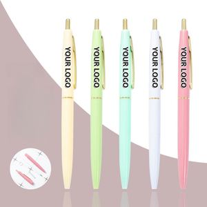 Multi-Color Classic Click Ballpoint <b>Pen</b> Set with Custom Logo Refillable Plastic <b>Pens</b> for Office School & Promotional Gifts - Product Image 1