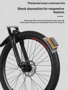 Mountain Bike 24/26 Pollici 21 Velocità Doppio Freno a Disco Veicolo Fuoristrada Telaio in Acciaio ad Alto Tenore di Carbonio Cerchi in Lega di Alluminio Pedale Ordinario - Product Image 4