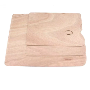 Bandeja de pintura profesional de buena calidad, paletas cuadradas de <span class=keywords><strong>madera</strong></span> para pintura artística - Product Image 3