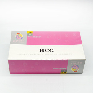 Tiras Reactivas de HCG Blue Cross, 100 Unidades Individuales, 3mm, Para Uso Materno-Femenino - Product Image 4