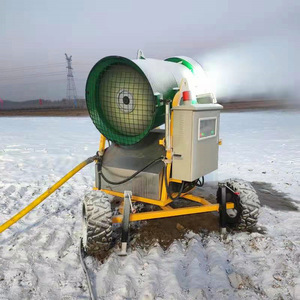 Machine à neige jaune à grande capacité, équipement de neigement extérieur pour stations de ski et zones de jeux - Product Image 2