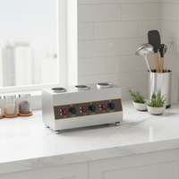 Réchauffeur électrique de jus de vitrine chaude de sauce d'acier inoxydable