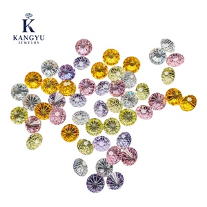 Aaaaa Chất lượng cao 8mm <span class=keywords><strong>Cubic</strong></span> <span class=keywords><strong>Zirconia</strong></span> lỏng tổng hợp pháo hoa cắt đá xử lý nhiệt đồ trang sức giáng sinh với vật liệu Zircon - Product Image 6