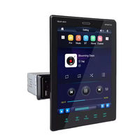 SOMISHINK Reproductor de DVD para Auto con Pantalla Táctil Completa HD de 9.5 Pulgadas 1Din, Radio FM, USB, AUX, TF, Pantalla Vertical