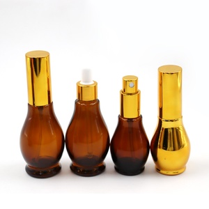 10ml 20ml 30ml 50ml 100 ml Empty Clear Amber <b>Glass</b> <b>Bottle</b> with <b>Dropper</b> 1oz <b>Glass</b> Pump Sprayer <b>Bottle</b> - Product Image 1