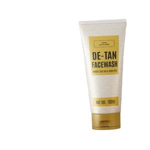 GEL LIMPIADOR FACIAL DE-TAN Limpia Profundamente Blanquea Reduce el Bronceado y las Quemaduras Solares Unifica el Tono de la Piel Mejora Todos los Tipos de Piel - Product Image 1