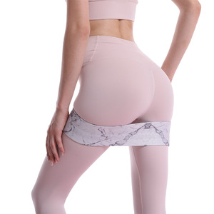 Bandes de résistance à l'exercice physique, ensemble de bandes de résistance à l'exercice en coton élastique pour femmes - Product Image 4