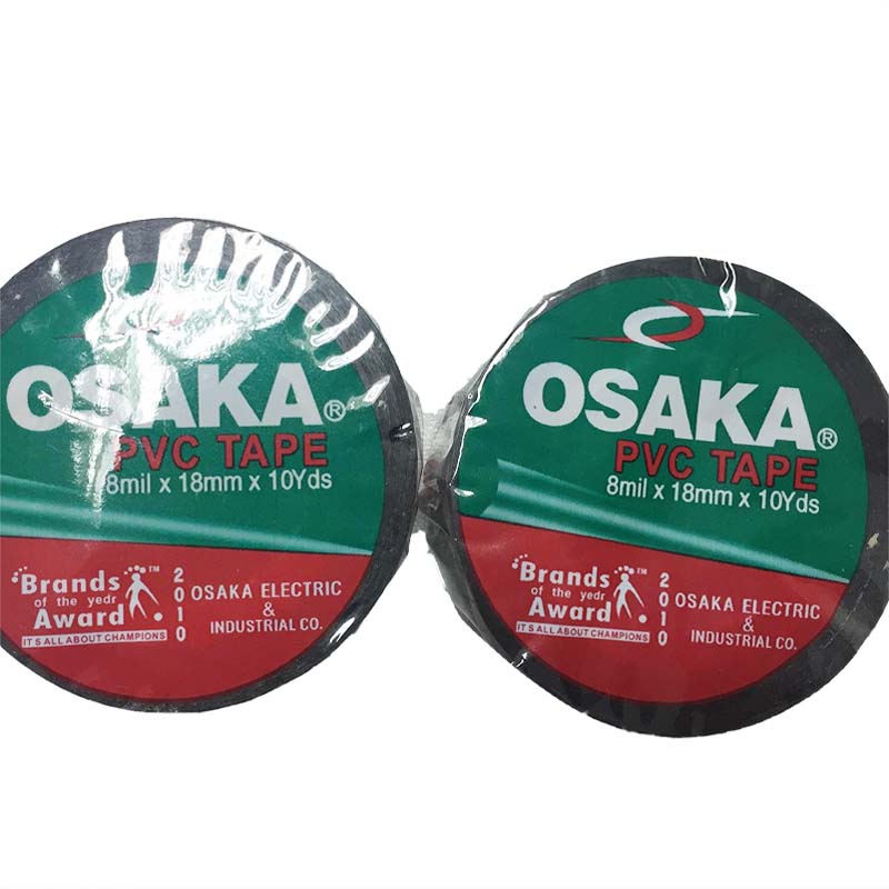 Оптовая продажа OSAKA черный ПВХ электроизоляционная лента поставщик для проводов 3 м чудо