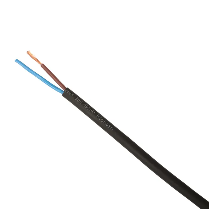 60245 IEC 57 YZW Cable flexible con aislamiento de goma de cobre multinúcleo Cables de alimentación externos con revestimiento de goma desnuda de un solo núcleo