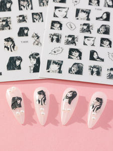 Date japonais dessin animé Anime personnage autocollant Nail Art 3d auto-adhésif décalcomanie outils bricolage décoration outil autocollant ongles <span class=keywords><strong>Manga</strong></span> - Product Image 2