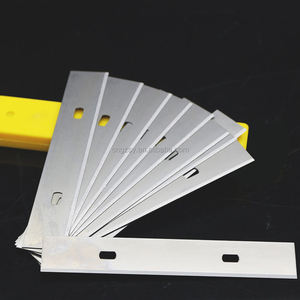 Lames de rasoir en acier de remplacement de 4 pouces, lames de grattoir pour le nettoyage de voiture, la maison, la serpillière, grattoir à glace - Product Image 1