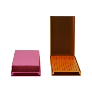 Caja de esterilización dental autoclavable de 152 orificios, organizador de aluminio FG RA para fresas de alta y baja velocidad, estuche de almacenamiento eficiente - Product Image 3