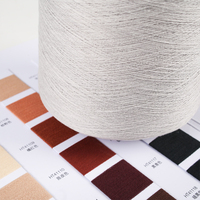 Wholesale 41NM Single-Colored Blended Yarn | 57% Cotton, 24% Linen, 19% Polyester Filament, for Knit Sweaters & Socks
