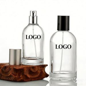 Customized Logo <b>Empty</b> Luxury 30ml 50ml 100ml Clear Refillable Glass Perfume <b>Bottle</b> China Round Parfum <b>Bottles</b> - Product Image 1