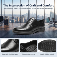 Chaussures en cuir de vache véritable de qualité supérieure, respirantes, à lacets, semelle en caoutchouc souple et confortable, chaussures décontractées pour hommes