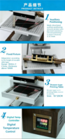 Máquina de Estampagem Digital Automática por Compressão, Prensa Térmica para Hot Stamping, Gravação em Couro e Moldes de Latão, para Bonés e Canecas